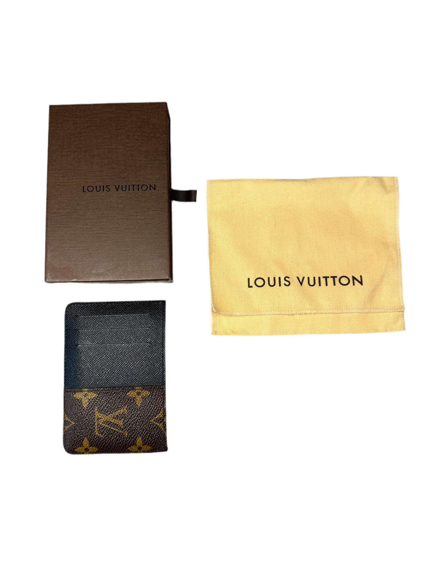 Louis Vuitton Neo Porte Cartes Card Holder Monogram Macassar