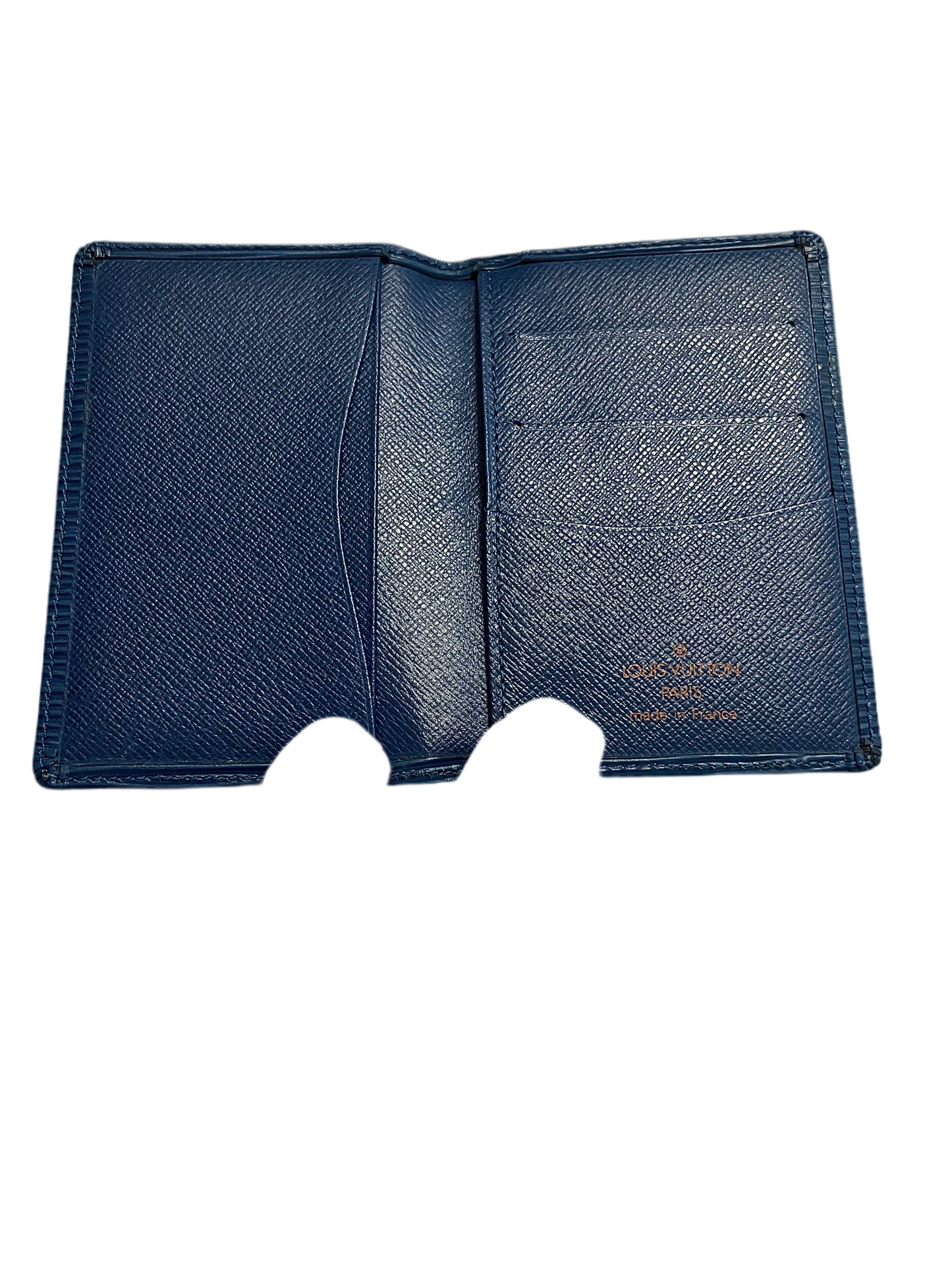 Louis Vuitton Blue Epi Pocket Organizer