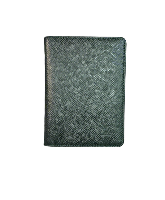 Louis Vuitton Green Taiga Card Case