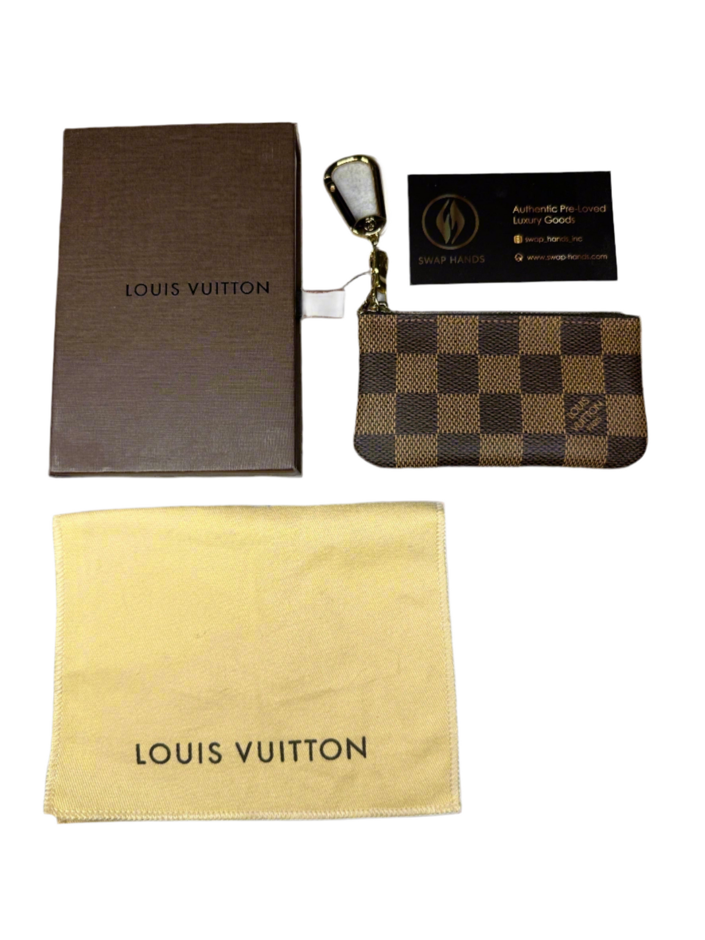 Louis Vuitton Damier Ebene Clés Pochette Key Pouch