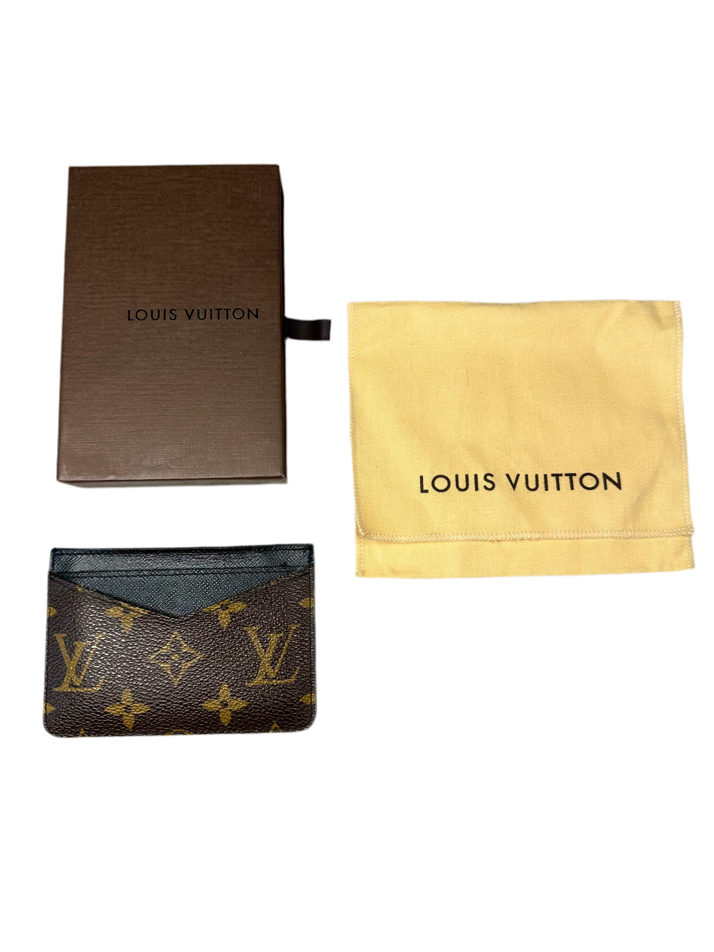 Louis Vuitton Neo Porte Cartes Card Holder Monogram Macassar