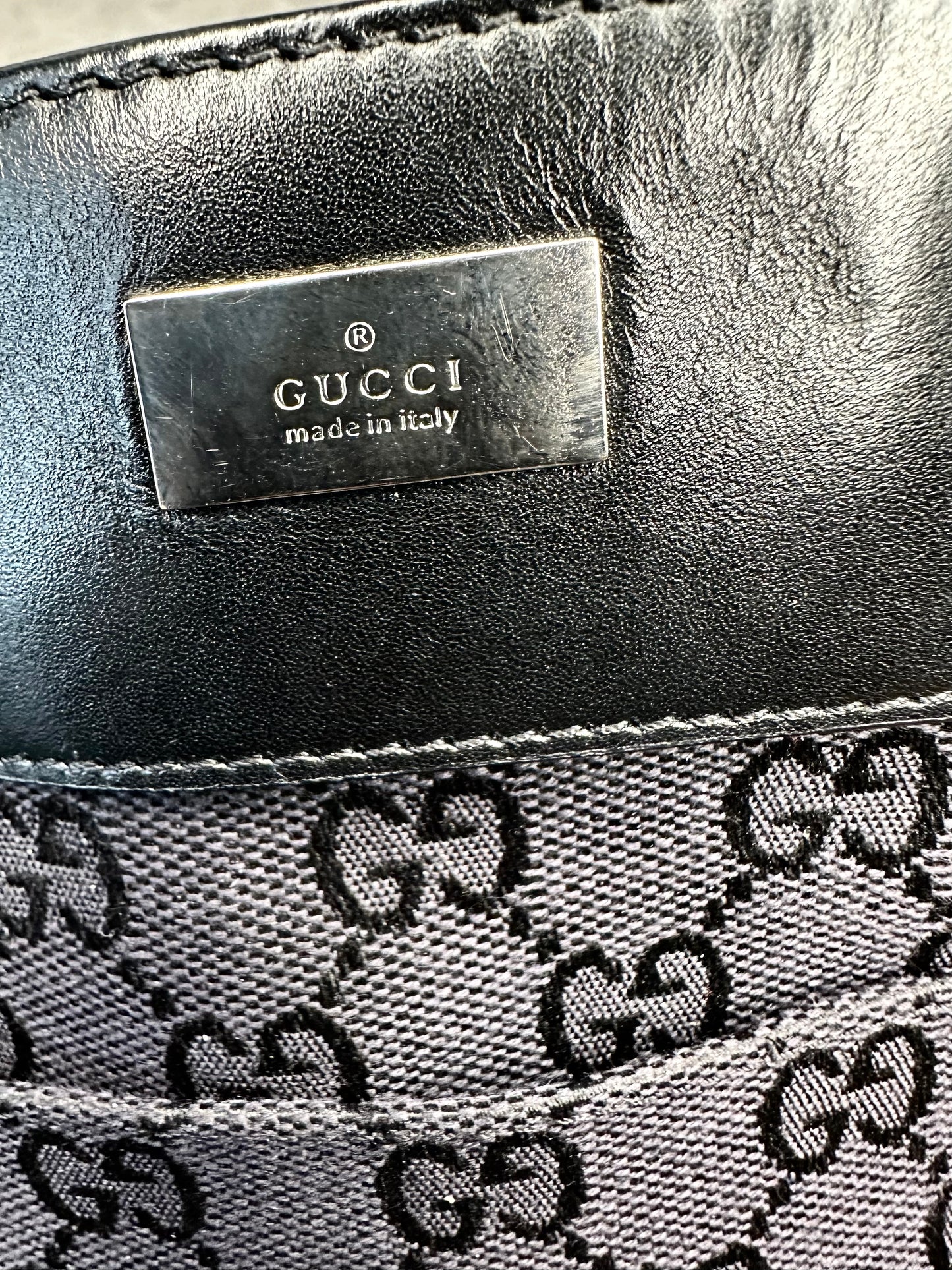 Gucci Jacquard Monogram Crossbody Bag