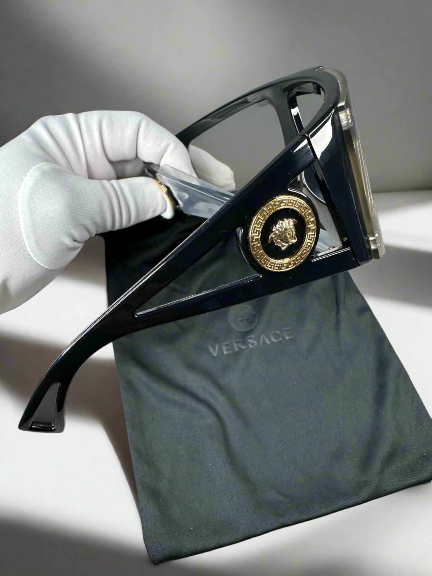 Versace Medusa Icon Shield Sunglasses VE4393 BNWT