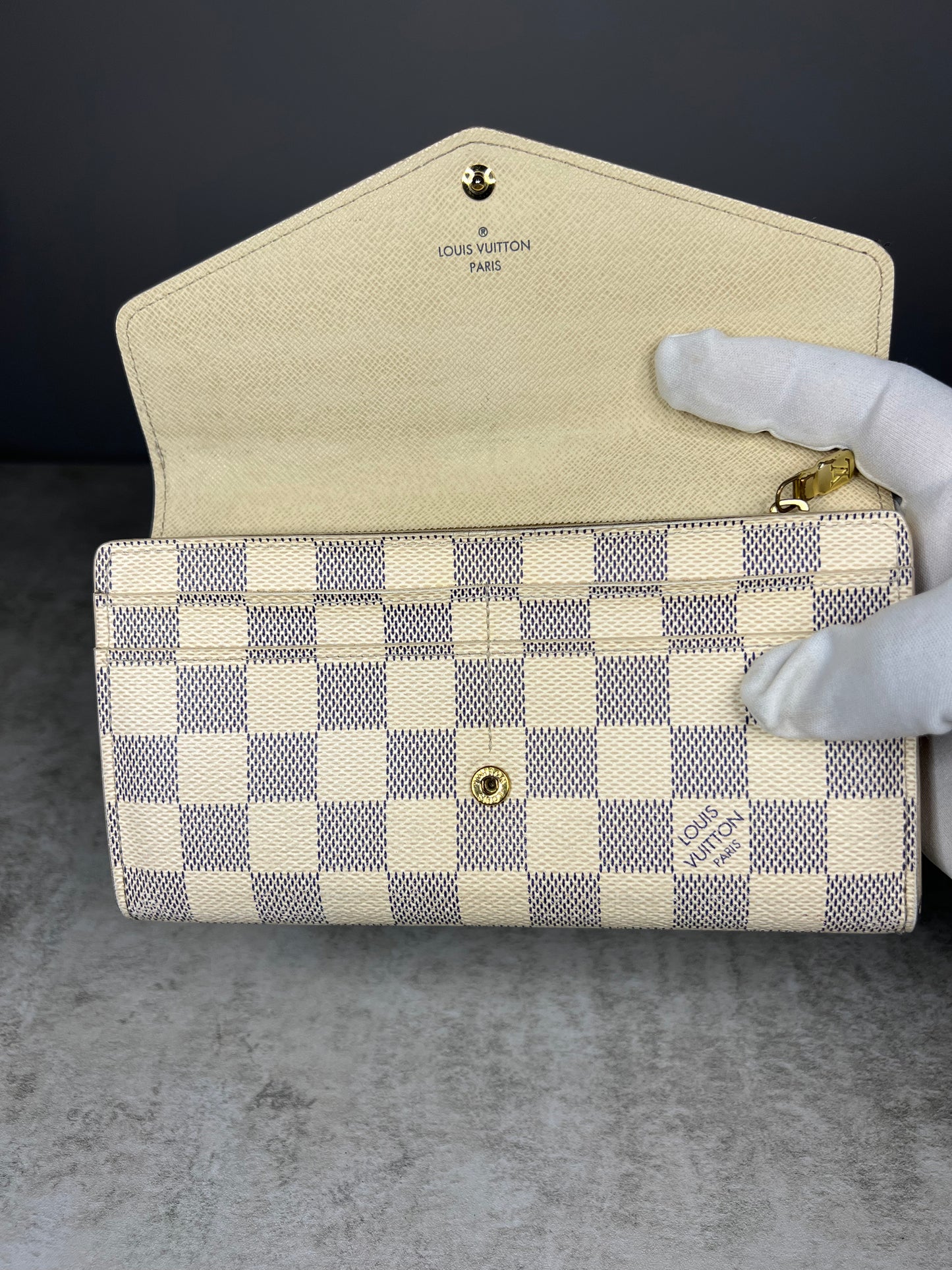 Louis Vuitton Damier Azur Sarah Wallet