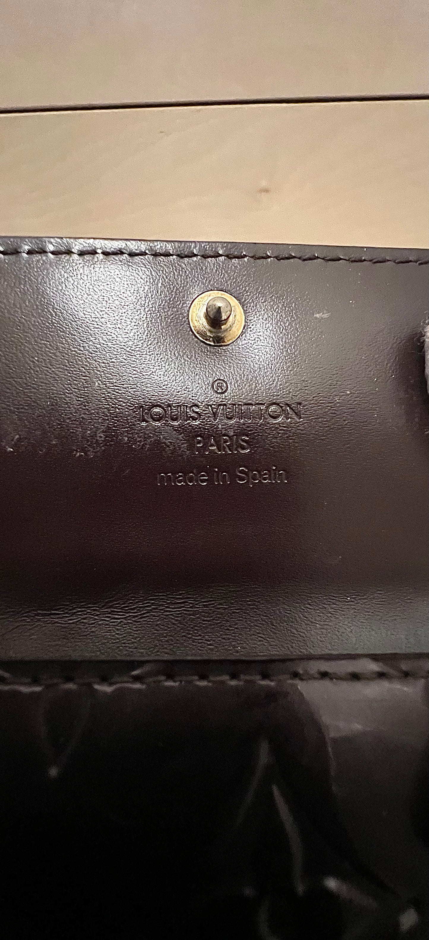 Louis Vuitton Burgundy Vernis 4 Key Holder