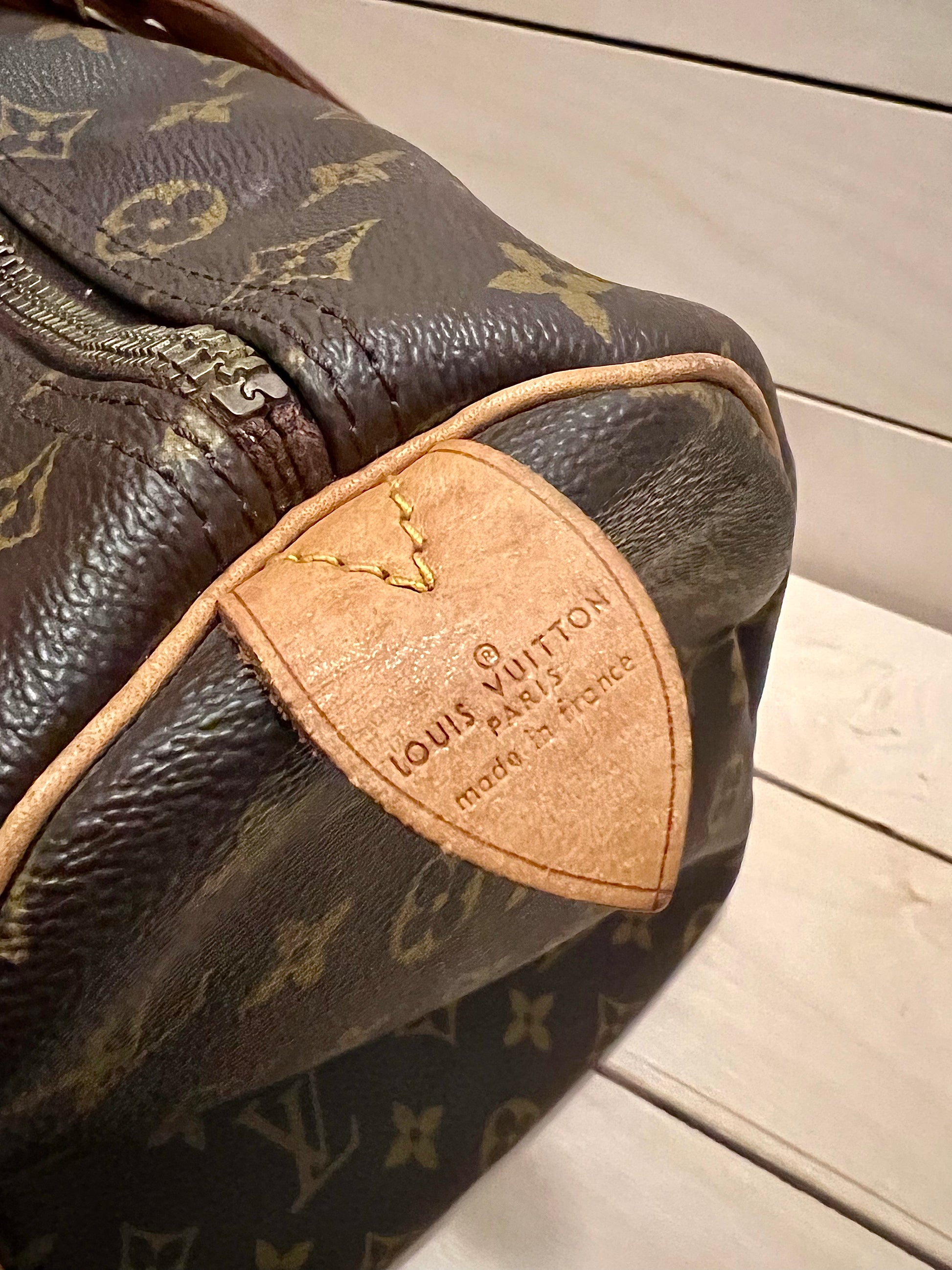 Louis Vuitton LV Keepall Crafty 45 Caramel Leather ref.219677 - Joli Closet