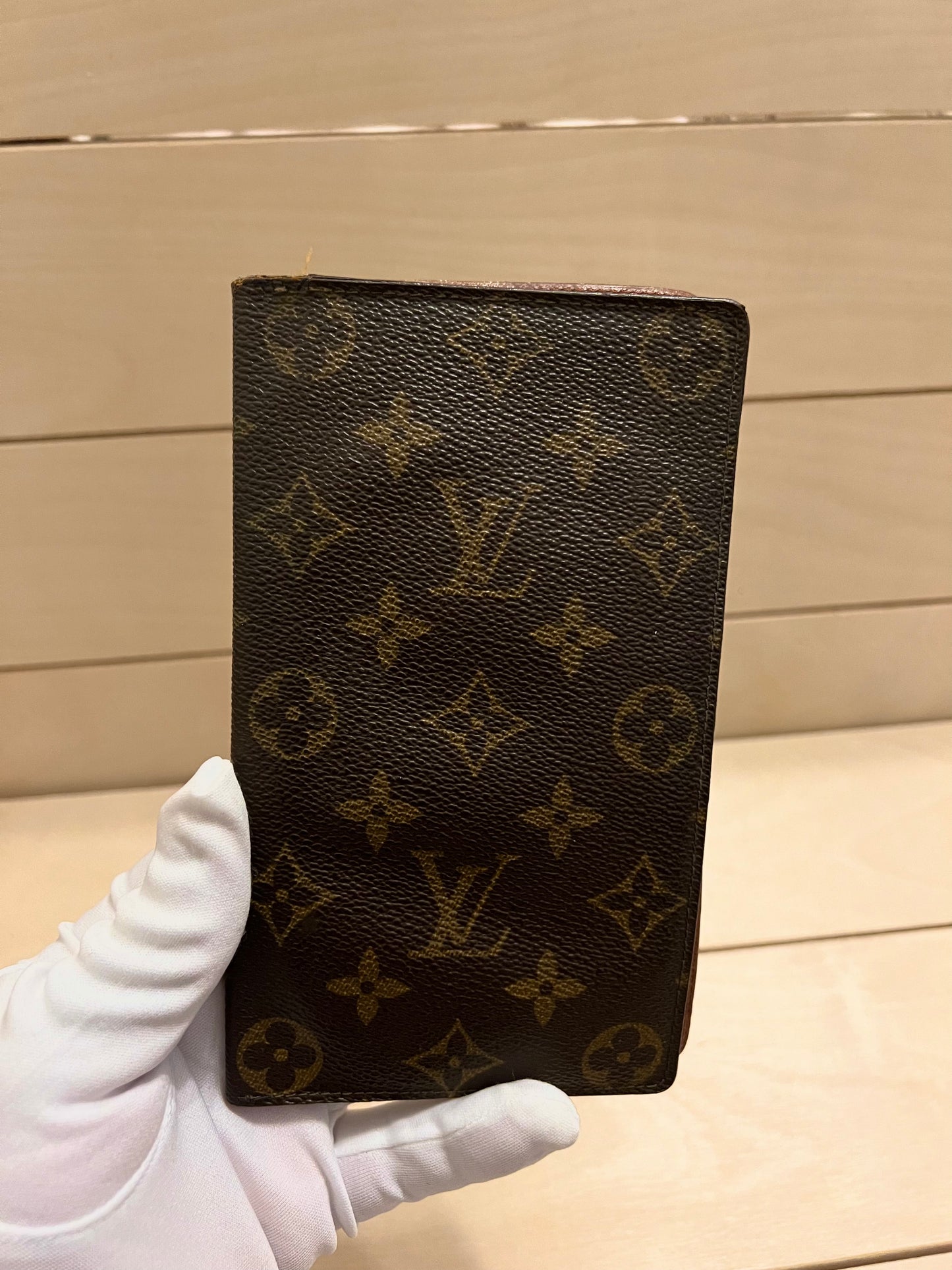 Vintage Louis Vuitton Check Book Holder