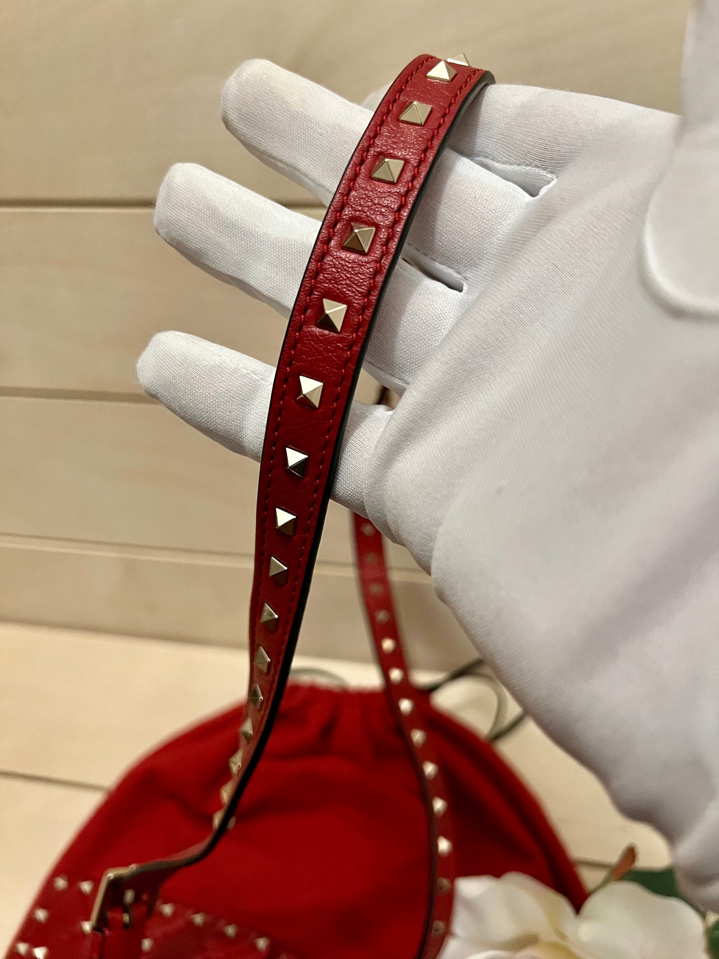 Valentino Garavani Rockstud Spike Shoulder Bag