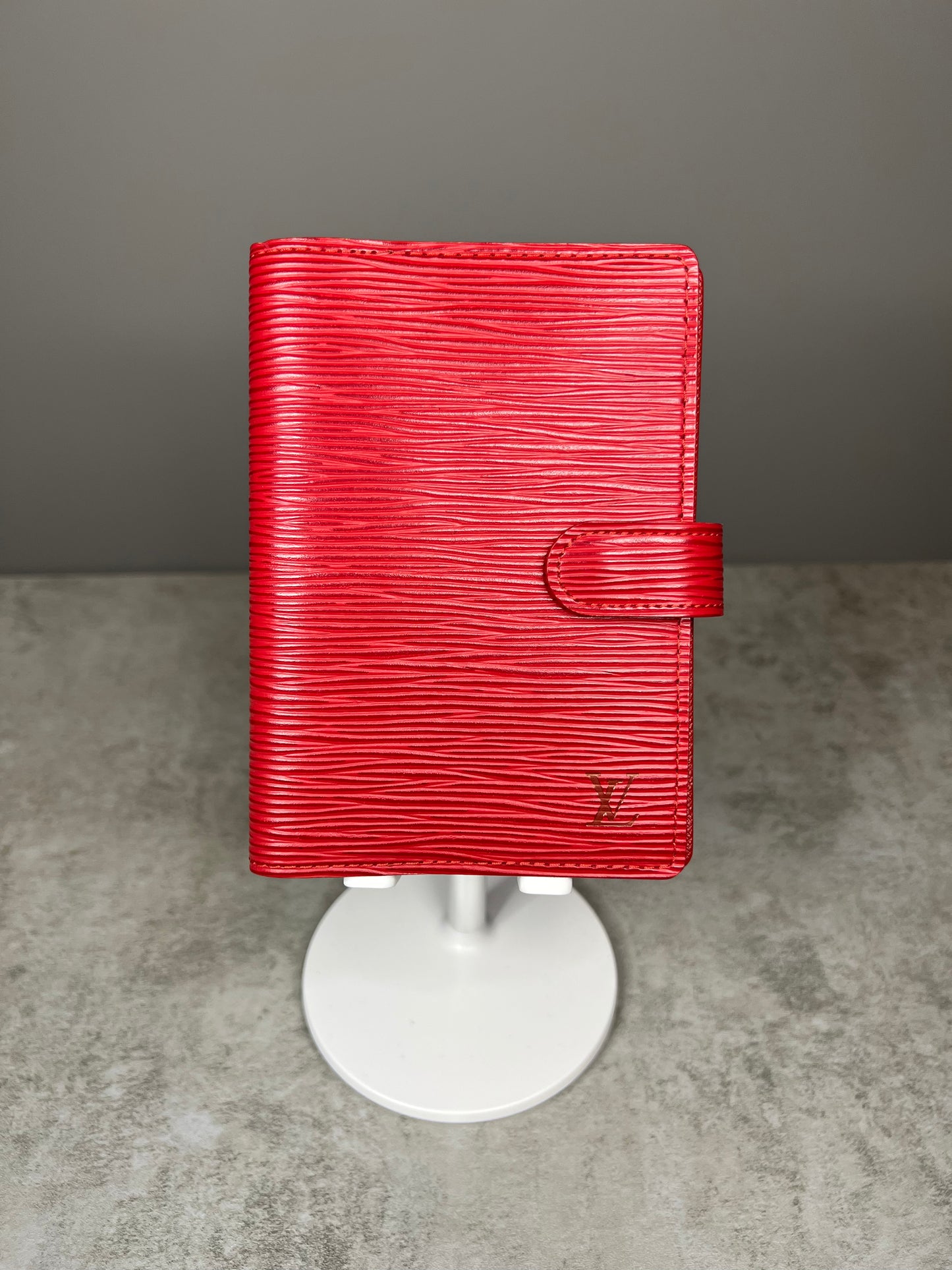 Louis Vuitton Red Epi Agenda PM